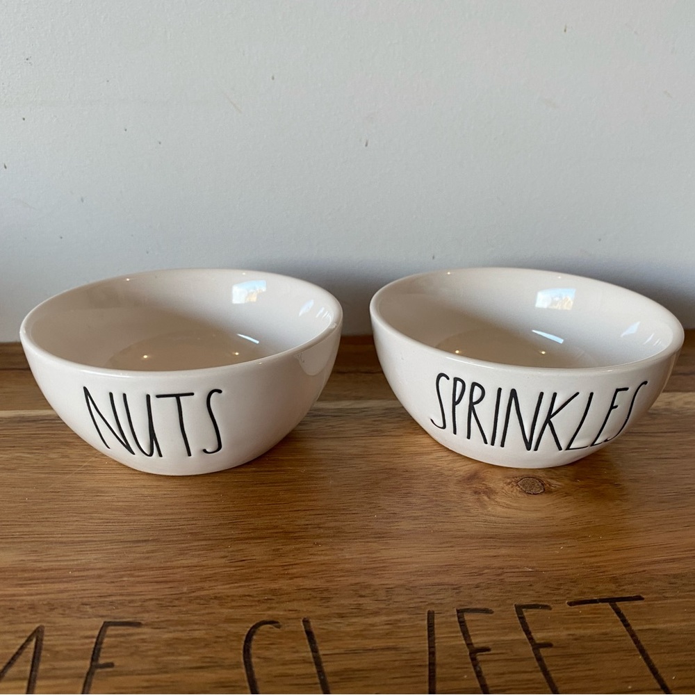 New Rae Dunn Nuts/Sprinkles Bowls